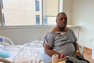 Lloyd Mills in hospital