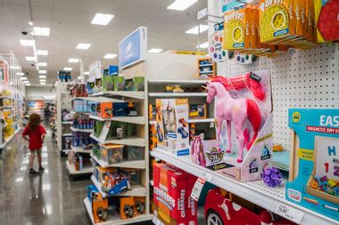 Child toys at a Target store