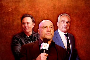 Elon Musk, Joe Rogan and Robert F. Kennedy Jr.