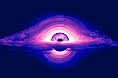 Universe Black Hole Eye Looking At Us; The Universe Observing Itself