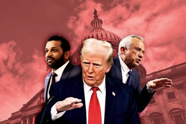 Kash Patel, Robert F. Kennedy Jr. and Donald Trump
