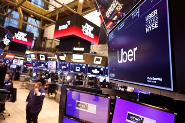 Uber company logo New York Stock Exchange