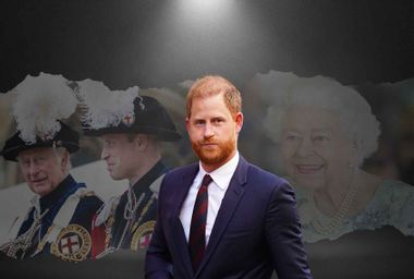 Harry Duke of Sussex, surrounded by his father, brother and grandmother