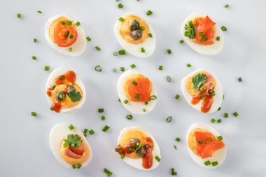 Image for Luxe egg flights: Brunch's new bizarre flex 