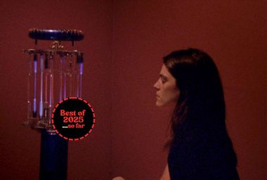 Callie Hernandez as Carrie in "Invention" 