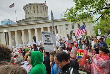 Ohio education protest