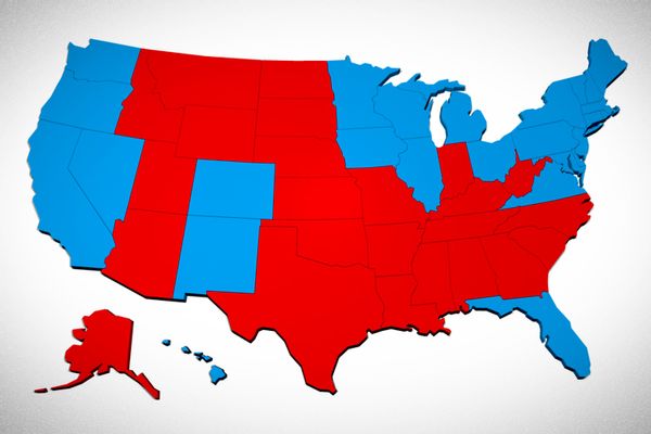 Red, blue states more brightly colored than ever | Salon.com