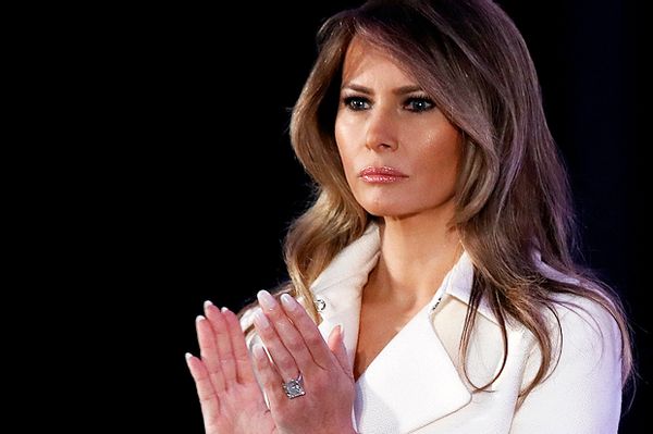 Melania Trump gave a one-word response to the option of promoting peace ...