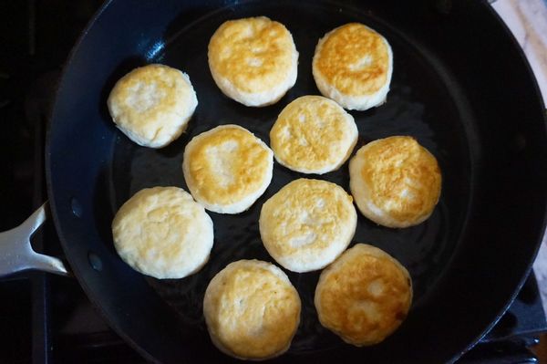 Fried Dumplings in Pan