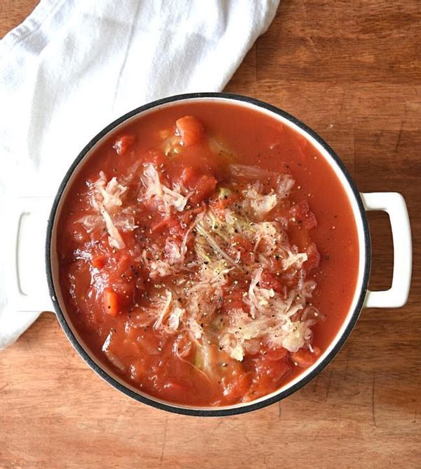 Stuffed Cabbage Cooking