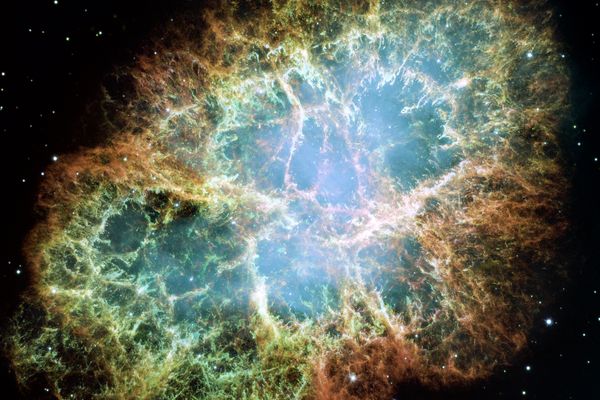 Nebuloasa Crabului;  Hubble