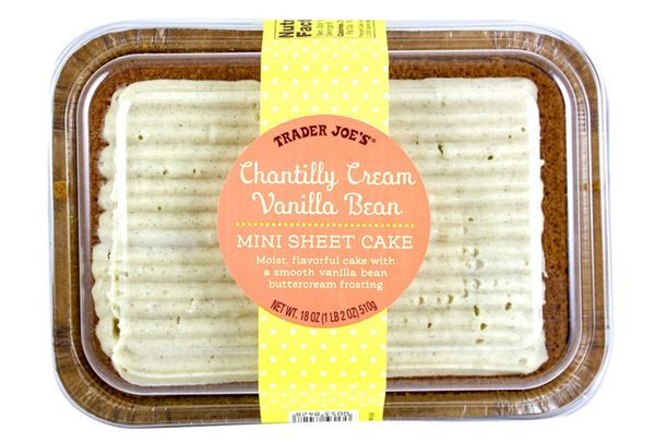 Chantilly Cream Vanilla Bean Mini Sheet Cake