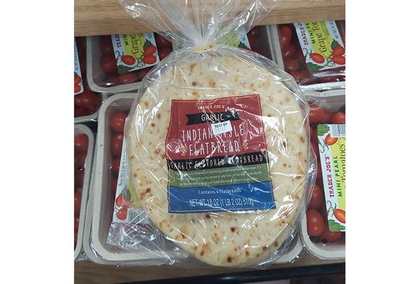 Garlic Flavored Indian Style Flatbread