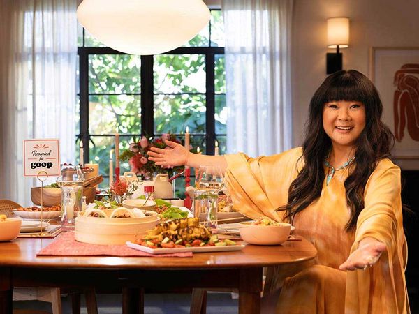 Actress and activist Jenny Yang at an MSG-themed dinner