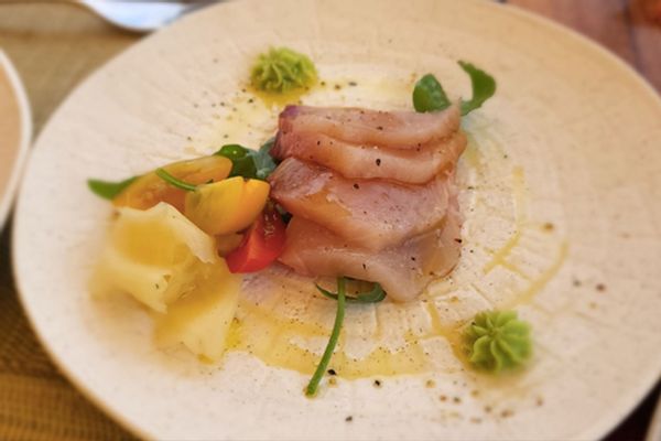 Swordfish sashimi at Bowa restaurant