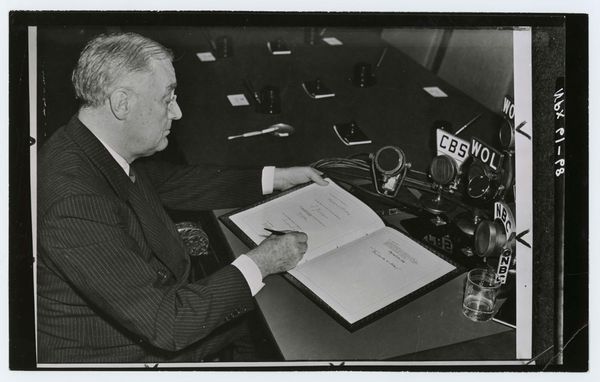 Franklin Roosevelt in Washington DC, November 9th, 1943