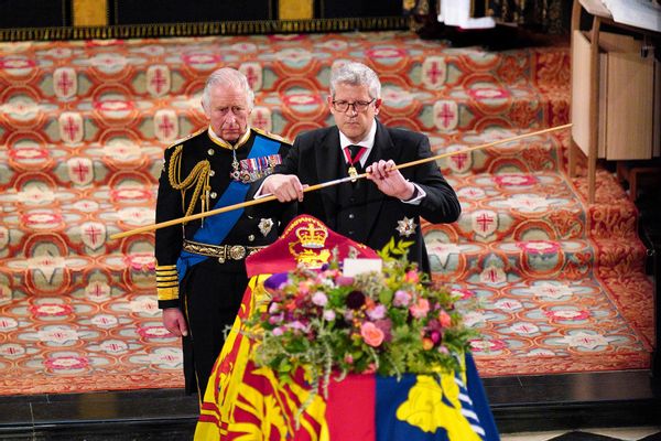 Wand of Office; Committal Service for Queen Elizabeth II 