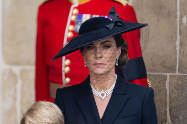 Catherine, Princess of Wales, during the State Funeral of Queen Elizabeth II