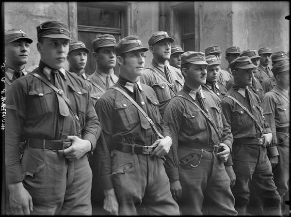 Members of the Sturmabteilung or SA - a Nazi paramilitary organization.