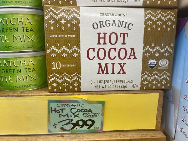 Trader Joe's Organic Hot Cocoa Mix