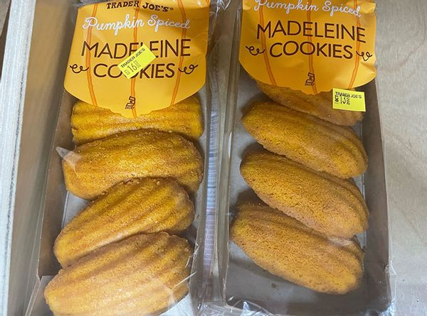 Trader Joe's Spiced Pumpkin Madeleine Cookies
