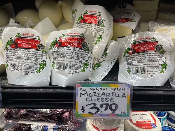 Trader Joe's All Natural Fresh Mozzarella Cheese