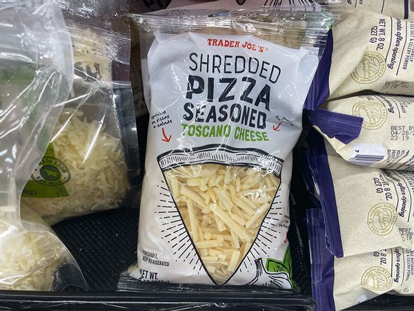 Trader Joe's Shredded Pizza Seasoned Toscano Cheese