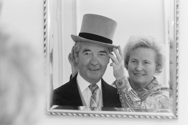 Dick Francis and his wife Mary