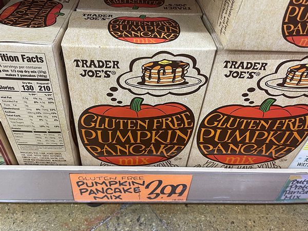 Trader Joe's Gluten Free Pumpkin Pancakes