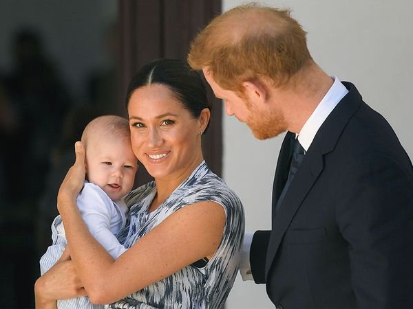 Prince Harry, Duke of Sussex, Meghan, Duchess of Sussex and their baby son Archie Mountbatten-Windsor