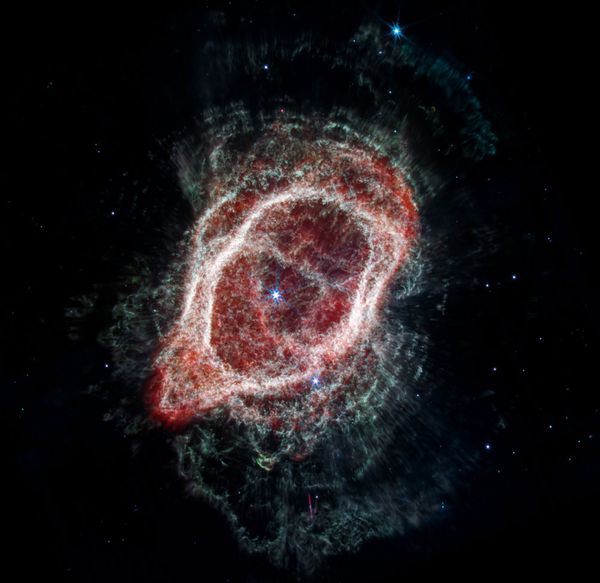 Turbulent Southern Ring Nebula