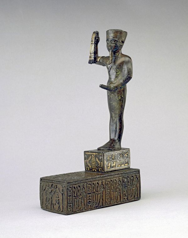 Bronze figure of Amon-Kamoutef