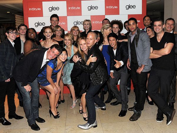 The cast & crew of Glee