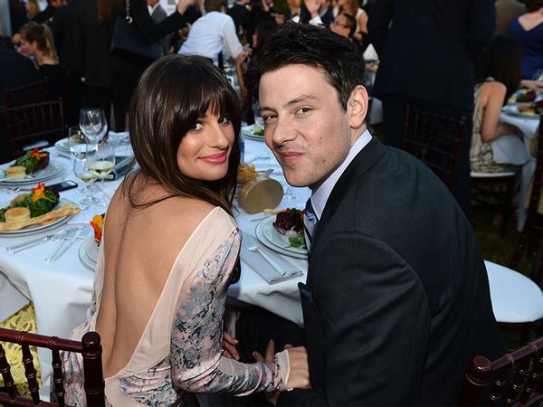 Lea Michele and Cory Monteith