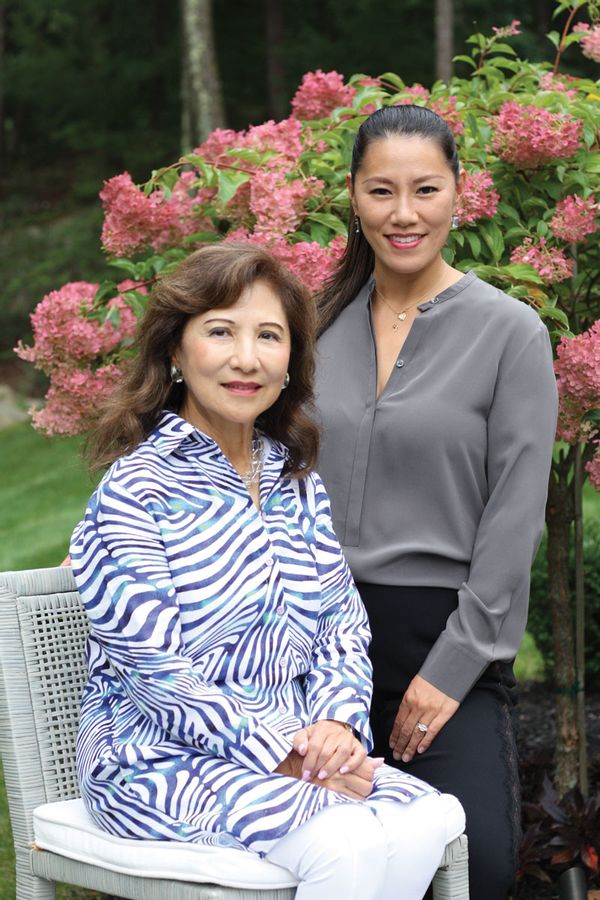Nadia Liu Spellman and her mother, Sally Ling
