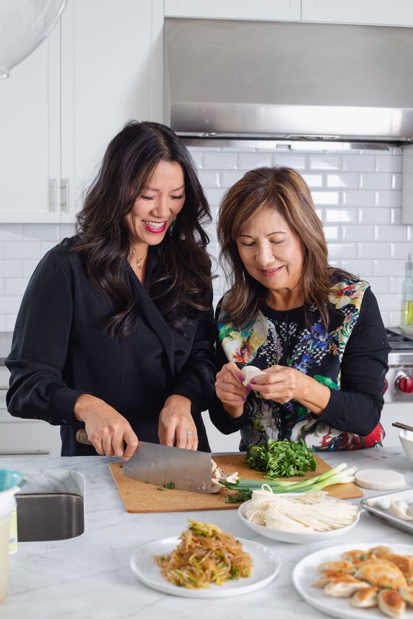 Nadia Liu Spellman and her mother, Sally Ling