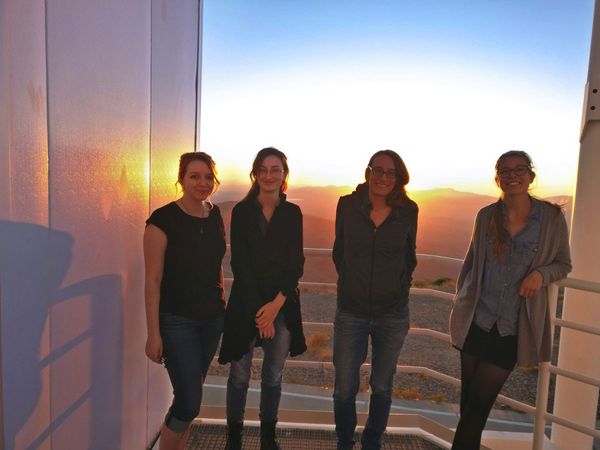 Study authors on the Magellan telescopes at Las Campanas Observatory