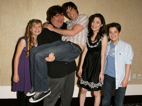 iCarly cast with Dan Schneider