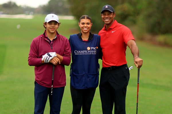 Tiger Woods; Charlie Woods; Sam Woods