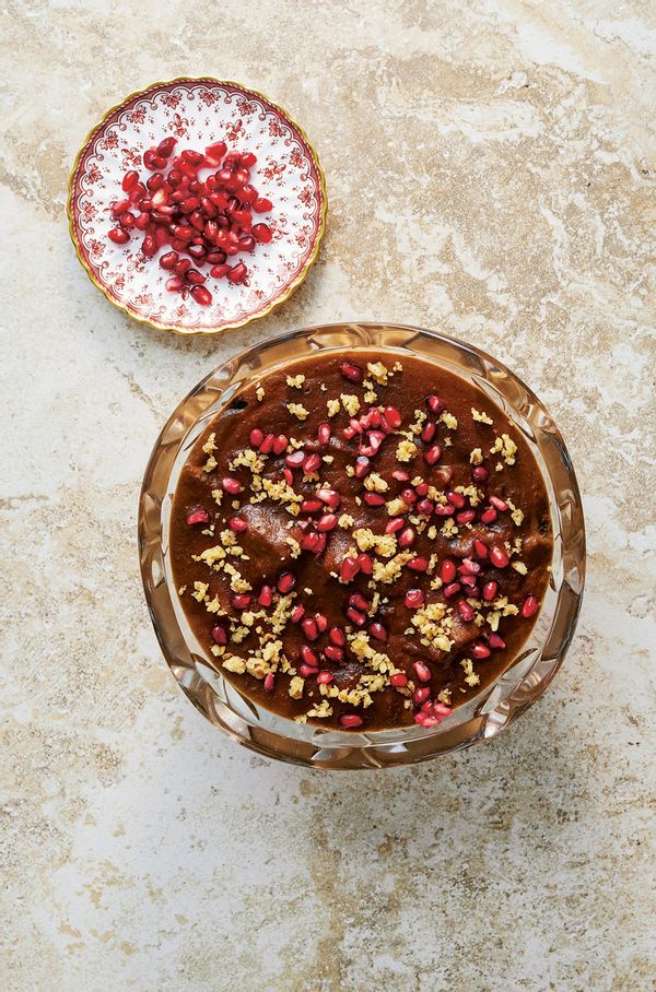 Eggplant, Walnut & Pomegranate Stew