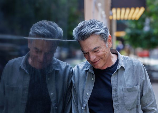 Peter Gallagher in Midtown, New York