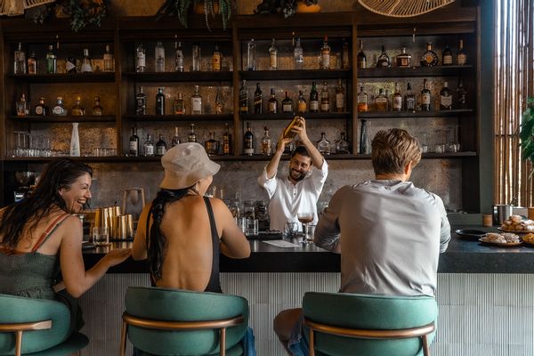 Andaz Peninsula Papagayo Resort Luis Carlos Herrera barista preparing drink