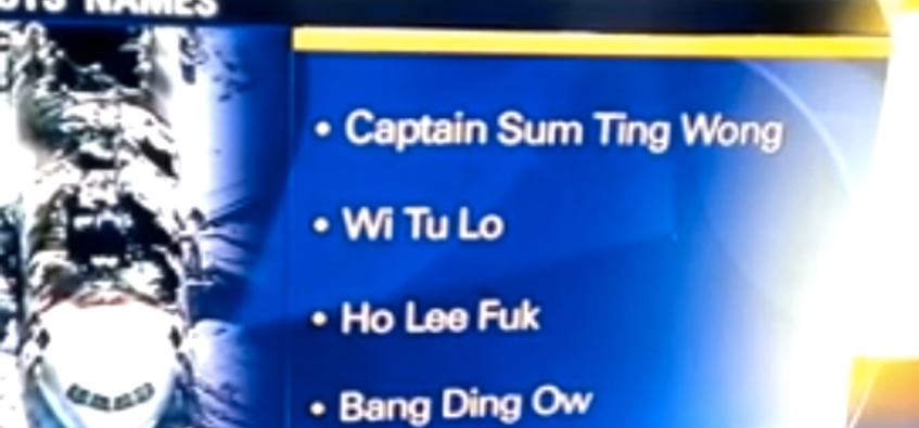 KTVU misreports Asiana pilot names as "Sum Ting Wong" and ...