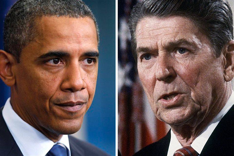 Obama gets to play Ronald Reagan | Salon.com