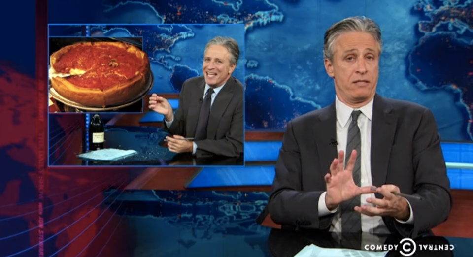 Must-see morning clip: Jon Stewart settles New York-Chicago pizza feud ...