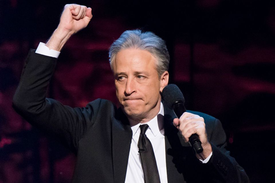 Why Jon Stewart's Blue Hair is More Than Just a Fashion Statement - wide 1