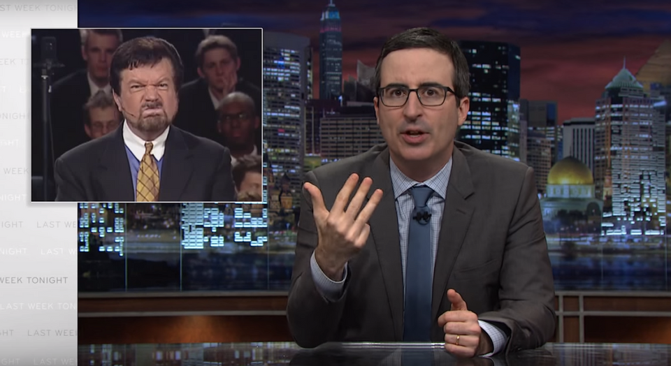 John Oliver exposes the disturbing world of Christian televangelists ...