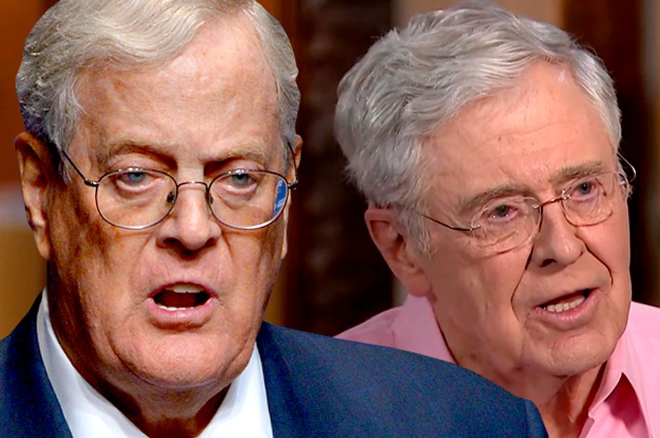 Big men on campus The Koch brothers' university donations are a veiled