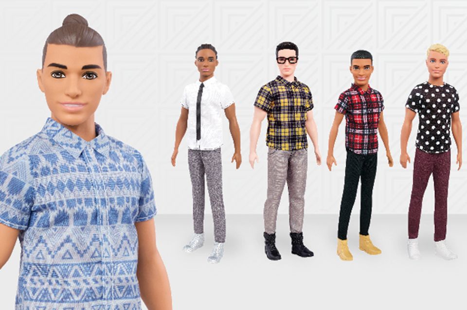 Mattel unveils a diverse new line of Ken dolls, man buns included ...