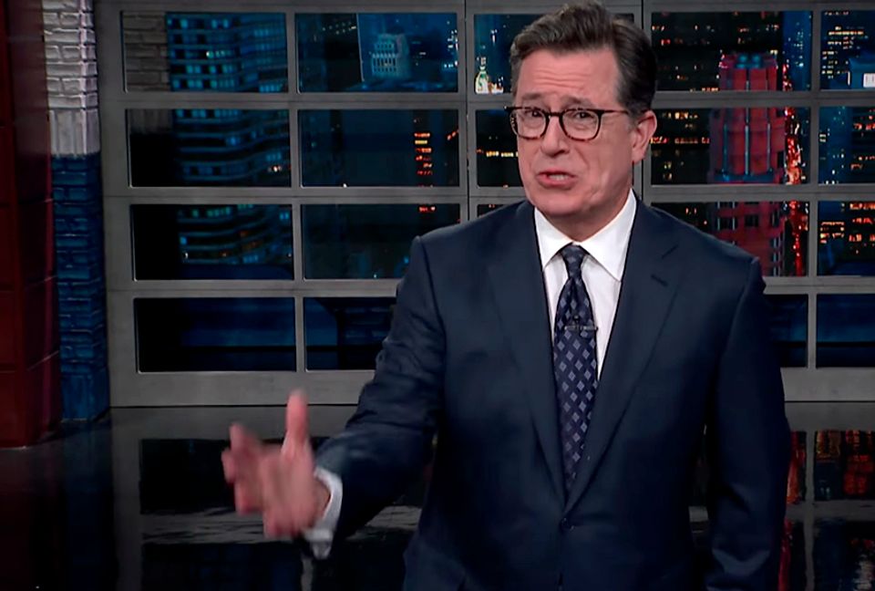 Colbert Imagines A Trump Sex Tape And It S Really Scary